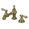 Kingston Brass KC7063BAL Heirloom 8" Widespread Bathroom Faucet, Antique Brass KC7063BAL